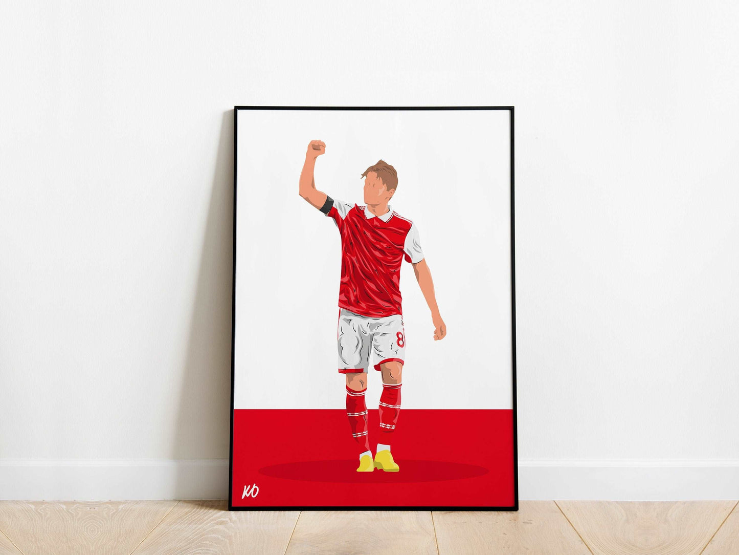 Martin Odegaard Arsenal Poster - KDDesigns6