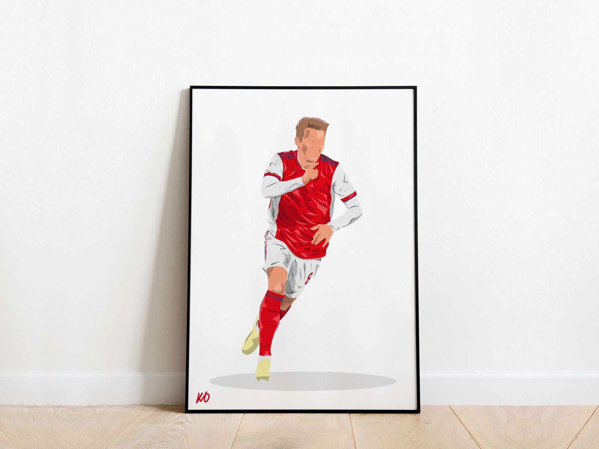 Martin Odegaard 21/22 Arsenal Poster - KDDesigns6