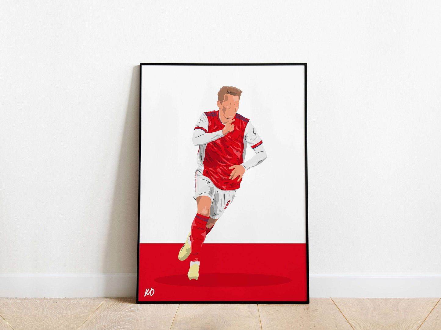 Martin Odegaard Arsenal Poster - KDDesigns6