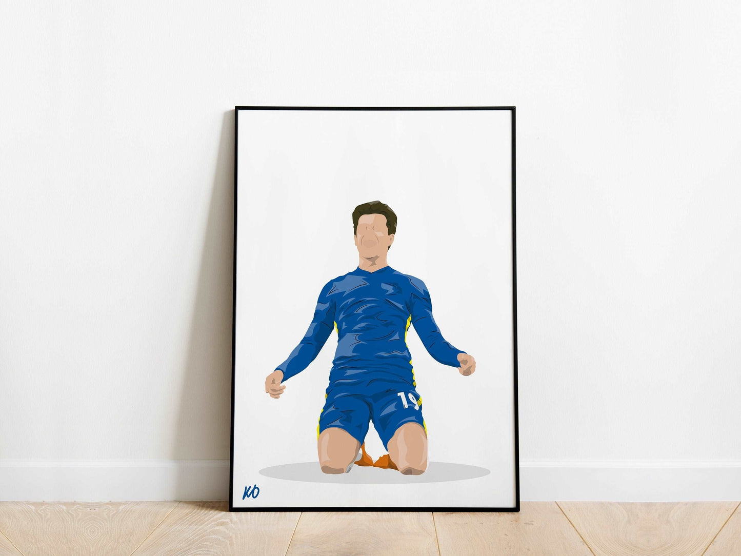 Mason Mount Celebration Chelsea Poster - KDDesigns6