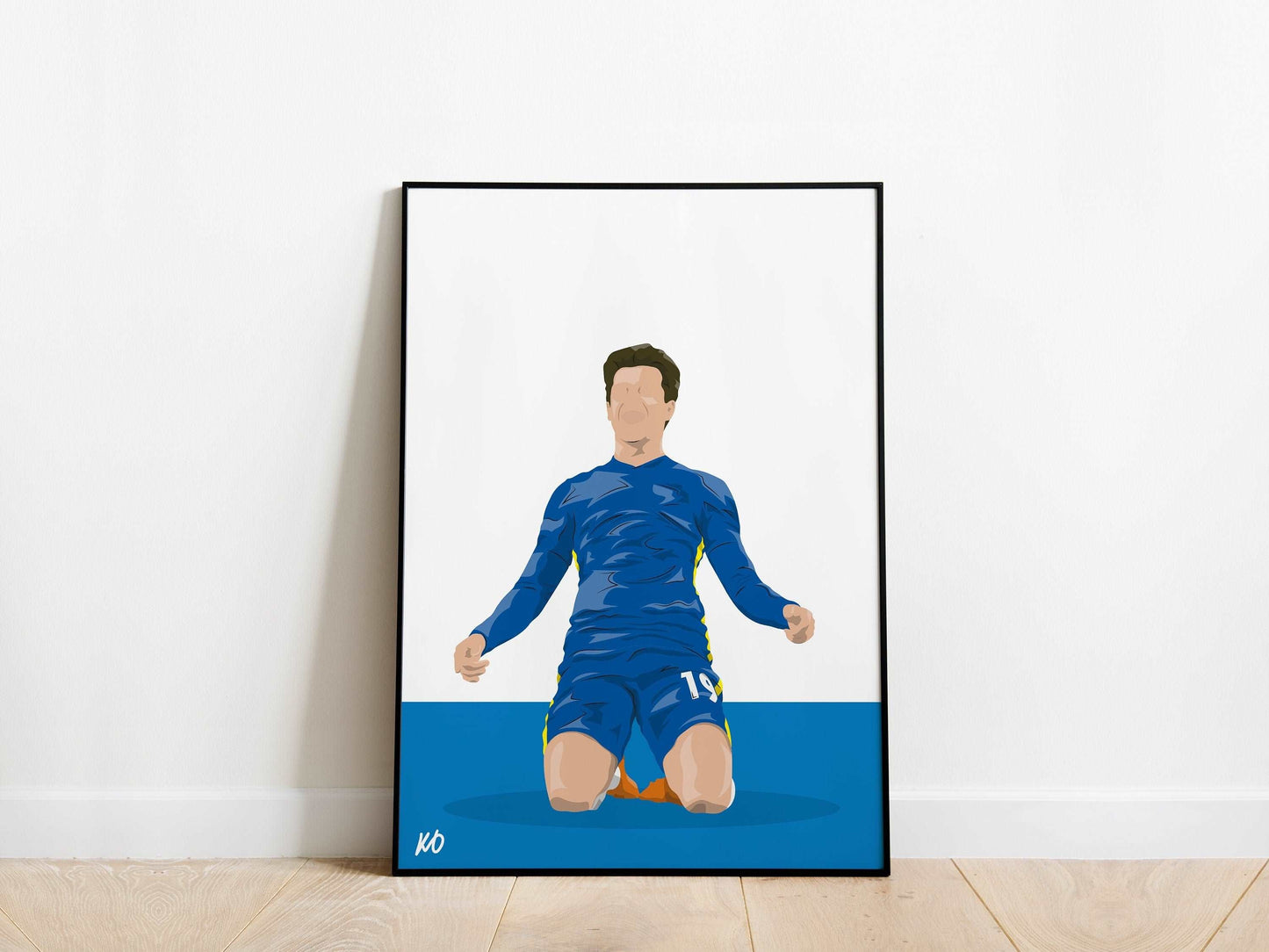 Mason Mount Celebration Chelsea Poster - KDDesigns6