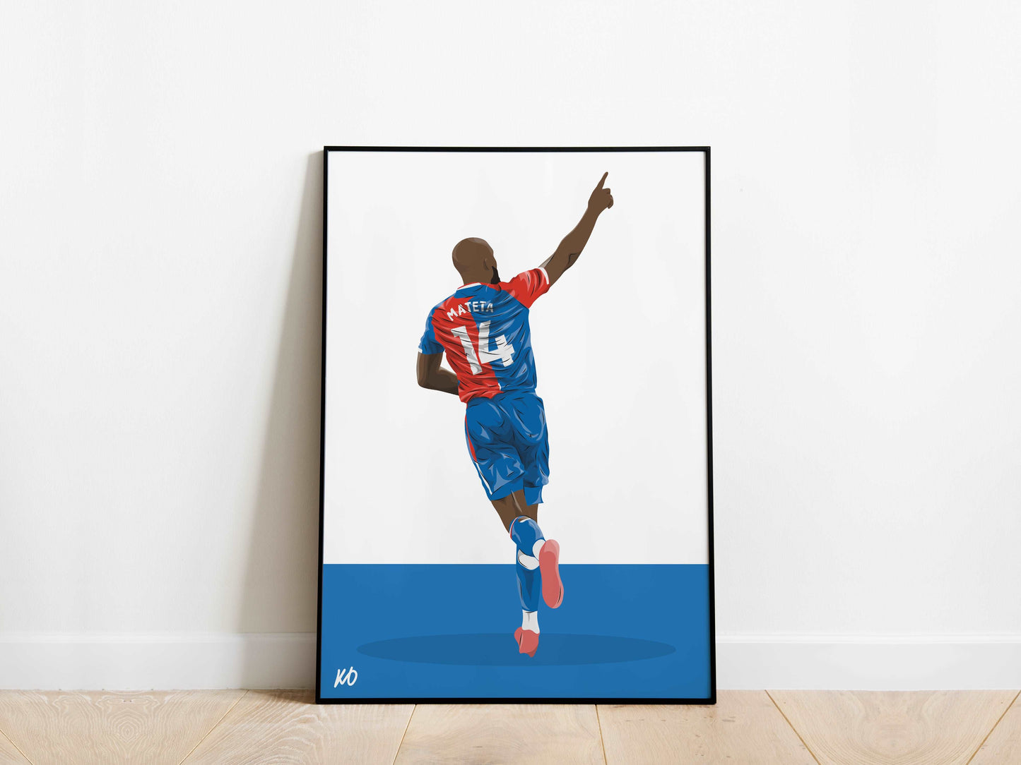 Jean-Philippe Mateta 23/24 Crystal Palace Poster - KDDesigns6