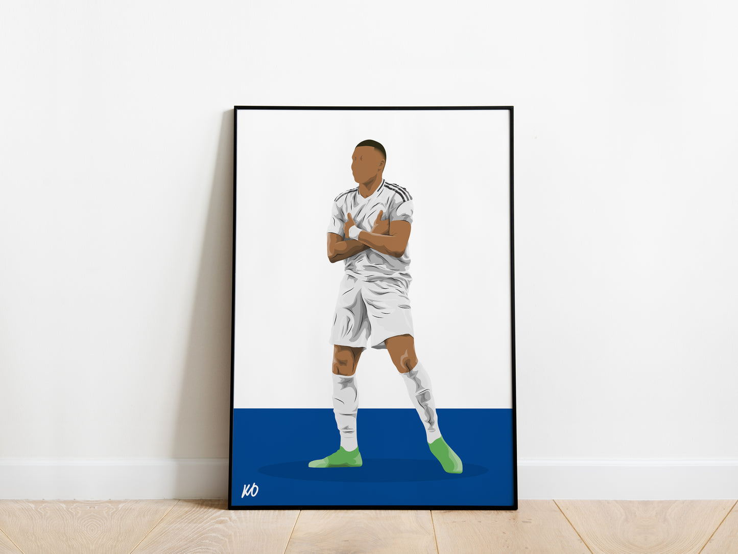 Kylian Mbappe Real Madrid Poster - KDDesigns6