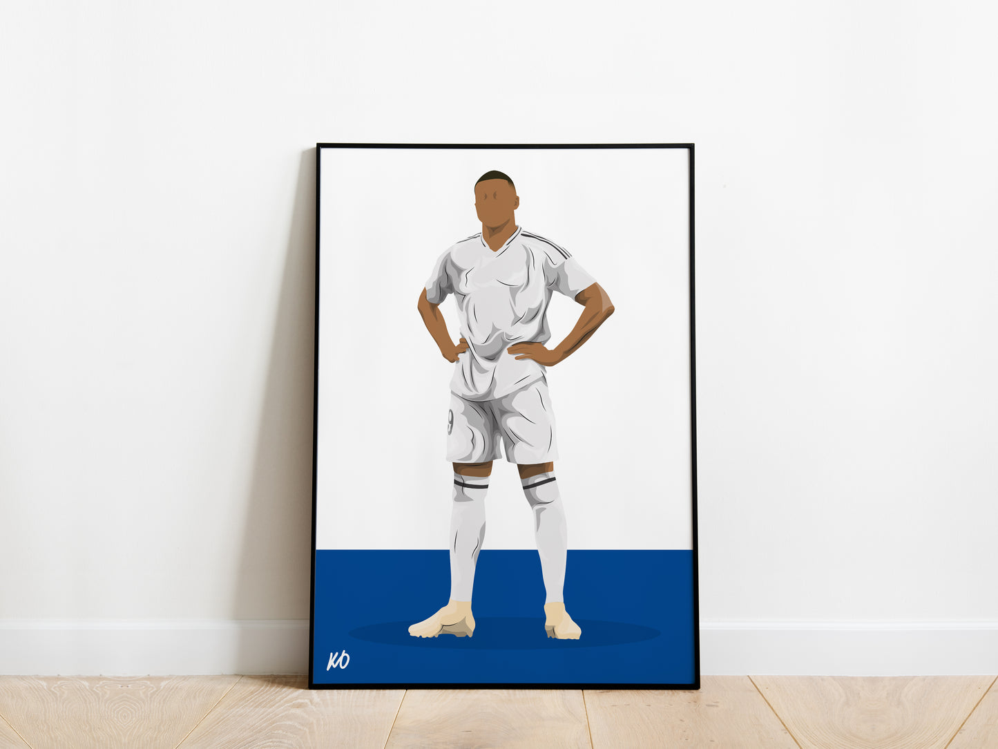 Kylian Mbappe Real Madrid Poster - KDDesigns6