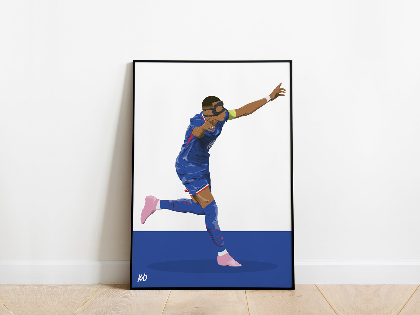 Kylian Mbappe Mask France Poster - KDDesigns6
