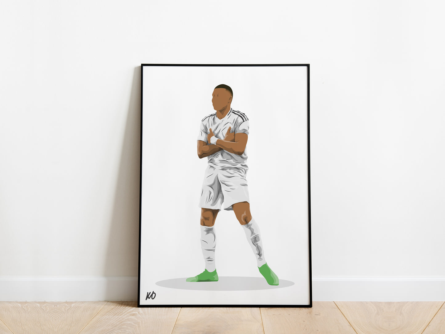 Kylian Mbappe Real Madrid Poster - KDDesigns6