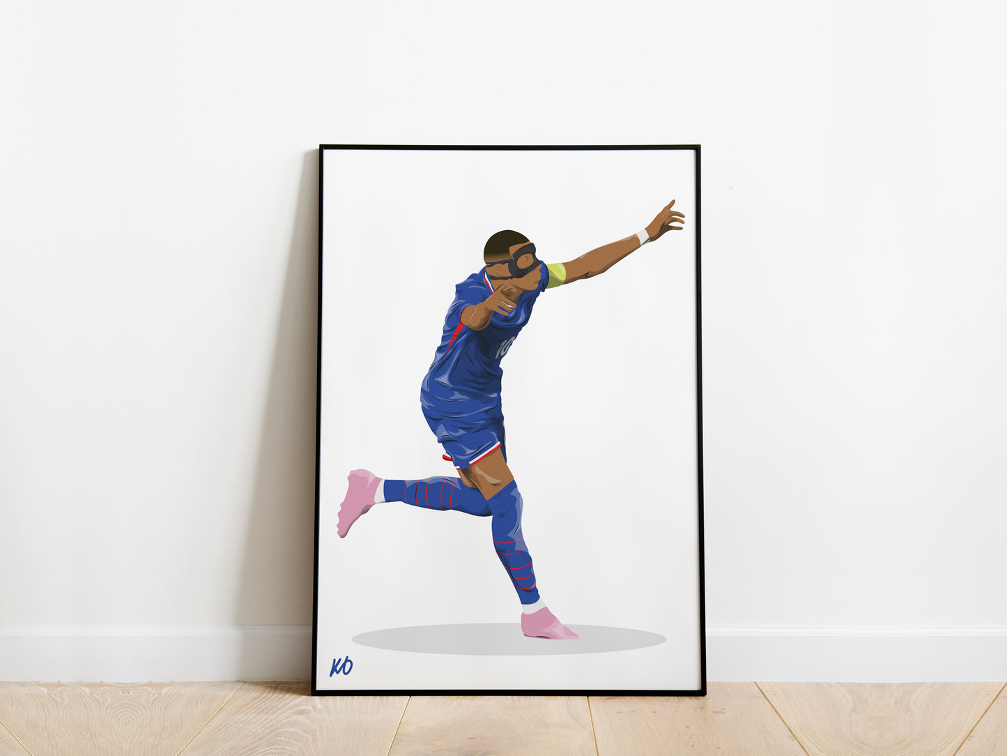 Kylian Mbappe Mask France Poster - KDDesigns6