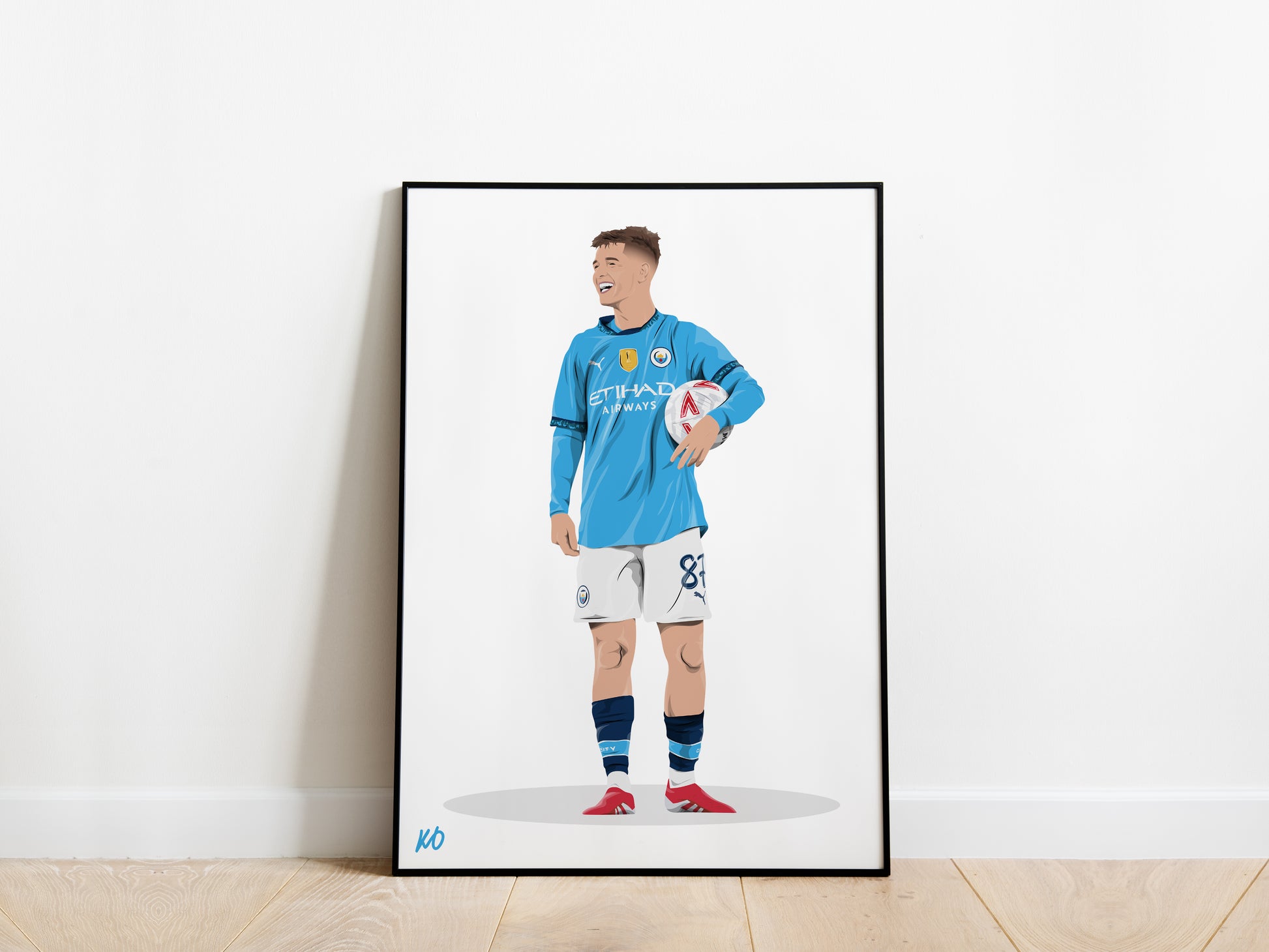 James McAtee FA Cup Man City Poster - KDDesigns6