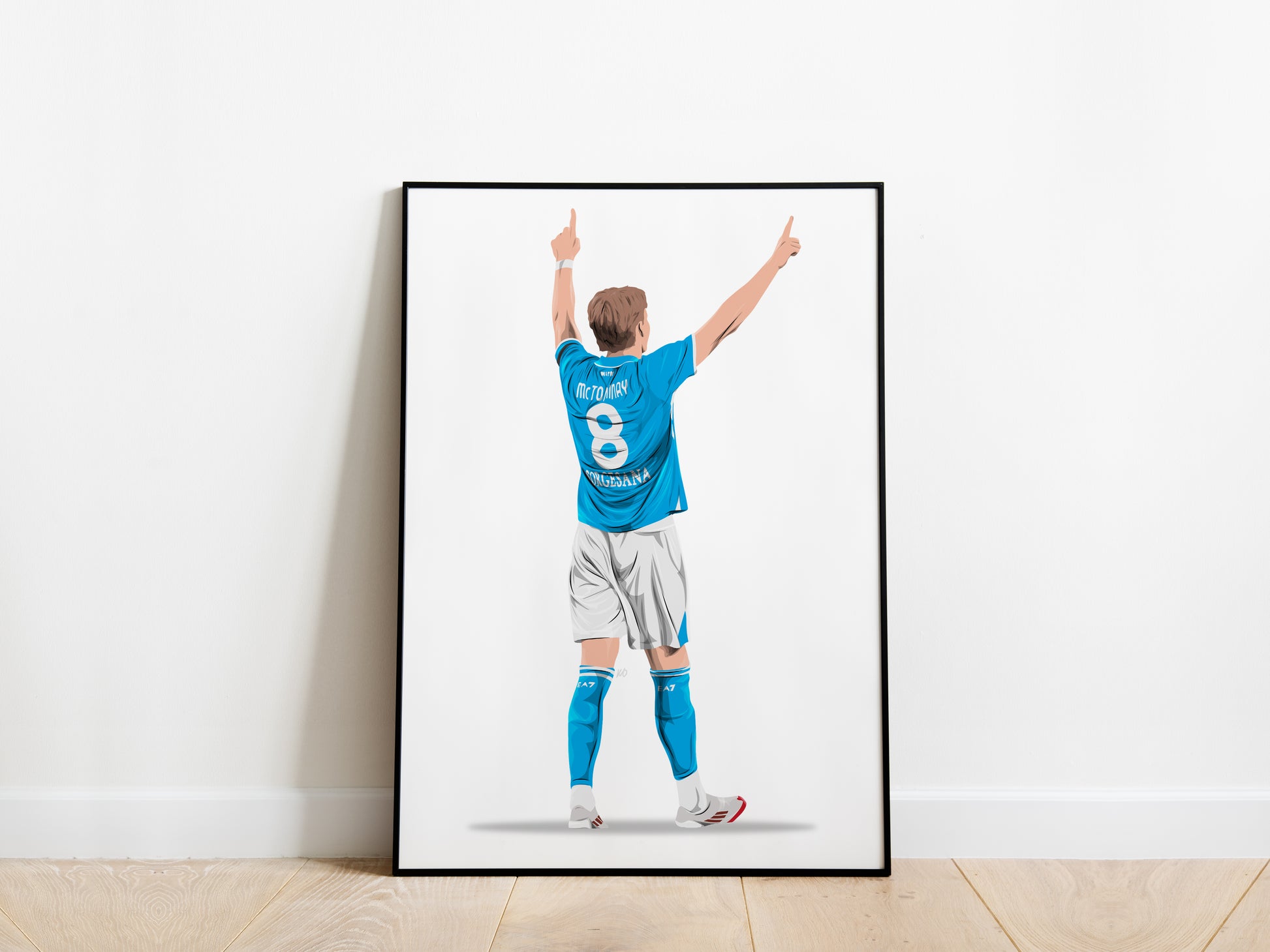 Scott McTominay Celebration Napoli Poster - KDDesigns6