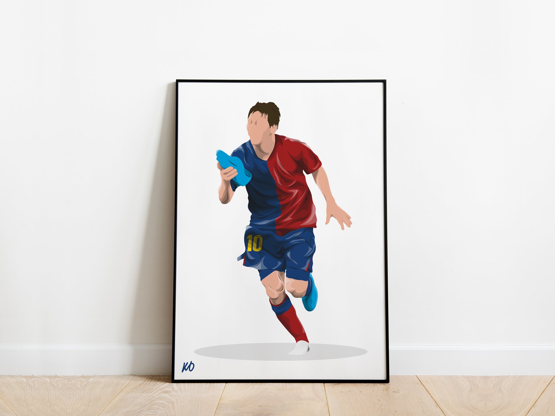 Lionel Messi 2009 Champions League Final Barcelona Poster - KDDesigns6