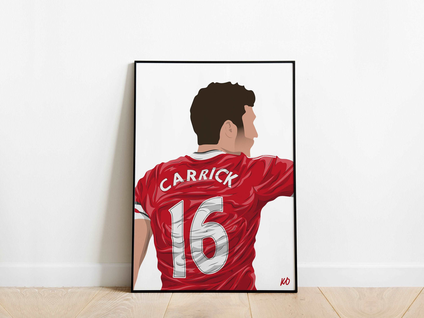 Michael Carrick Manchester United Poster - KDDesigns6