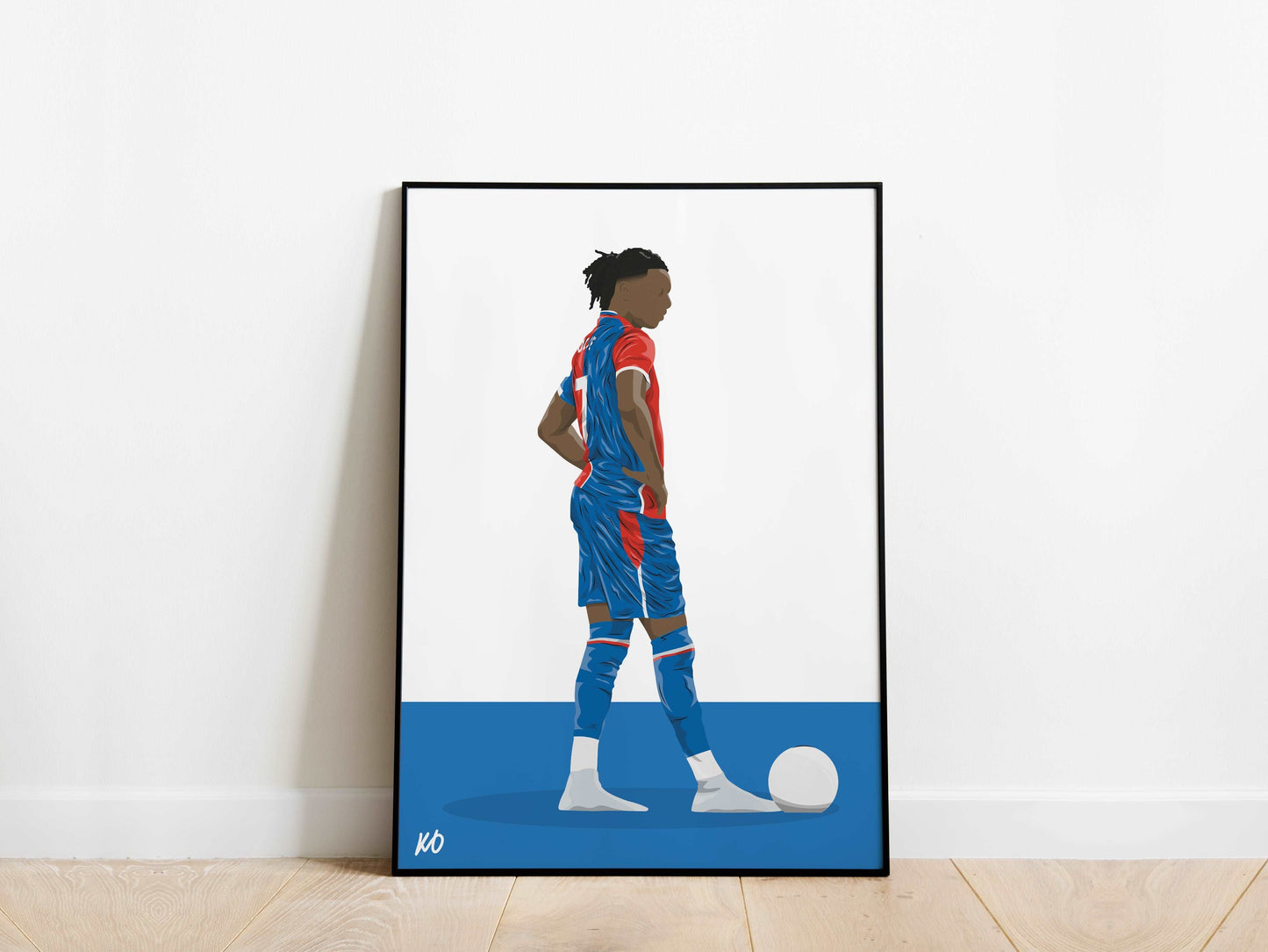 Michael Olise 23/24 Crystal Palace Poster - KDDesigns6