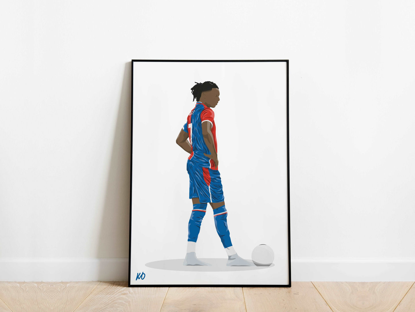 Michael Olise 23/24 Crystal Palace Poster - KDDesigns6
