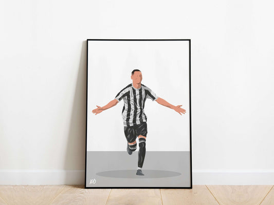Miguel Almiron Newcastle United Poster - KDDesigns6