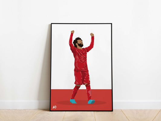 Mo Salah 22/23 Liverpool Poster - KDDesigns6
