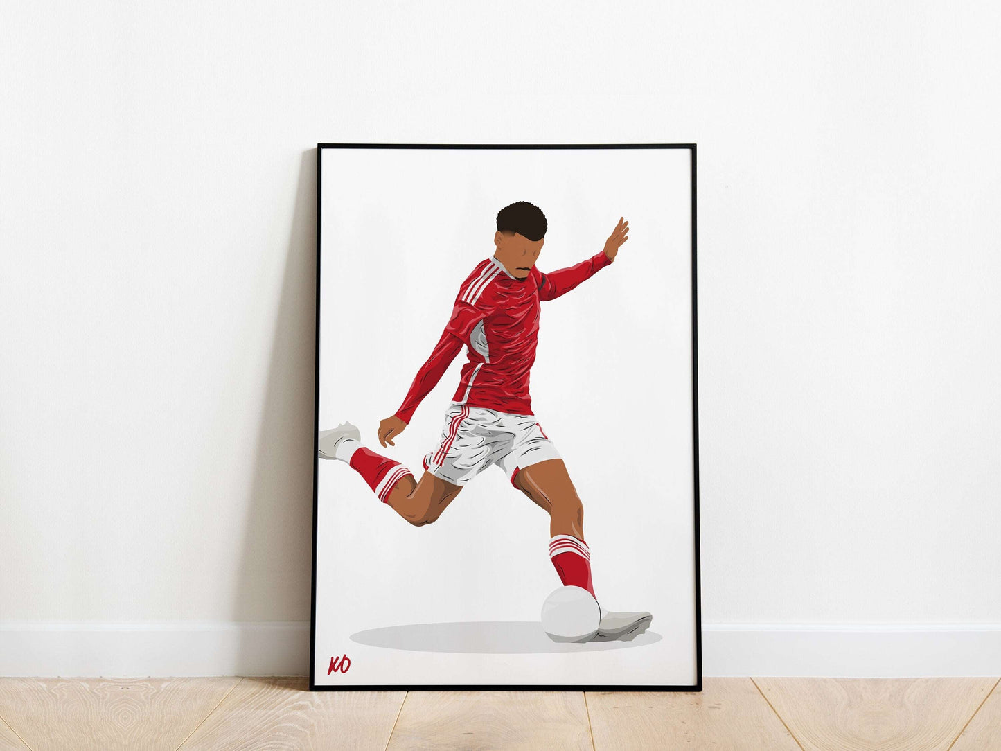 Morgan Gibbs-White Nottingham Forest Poster - KDDesigns6
