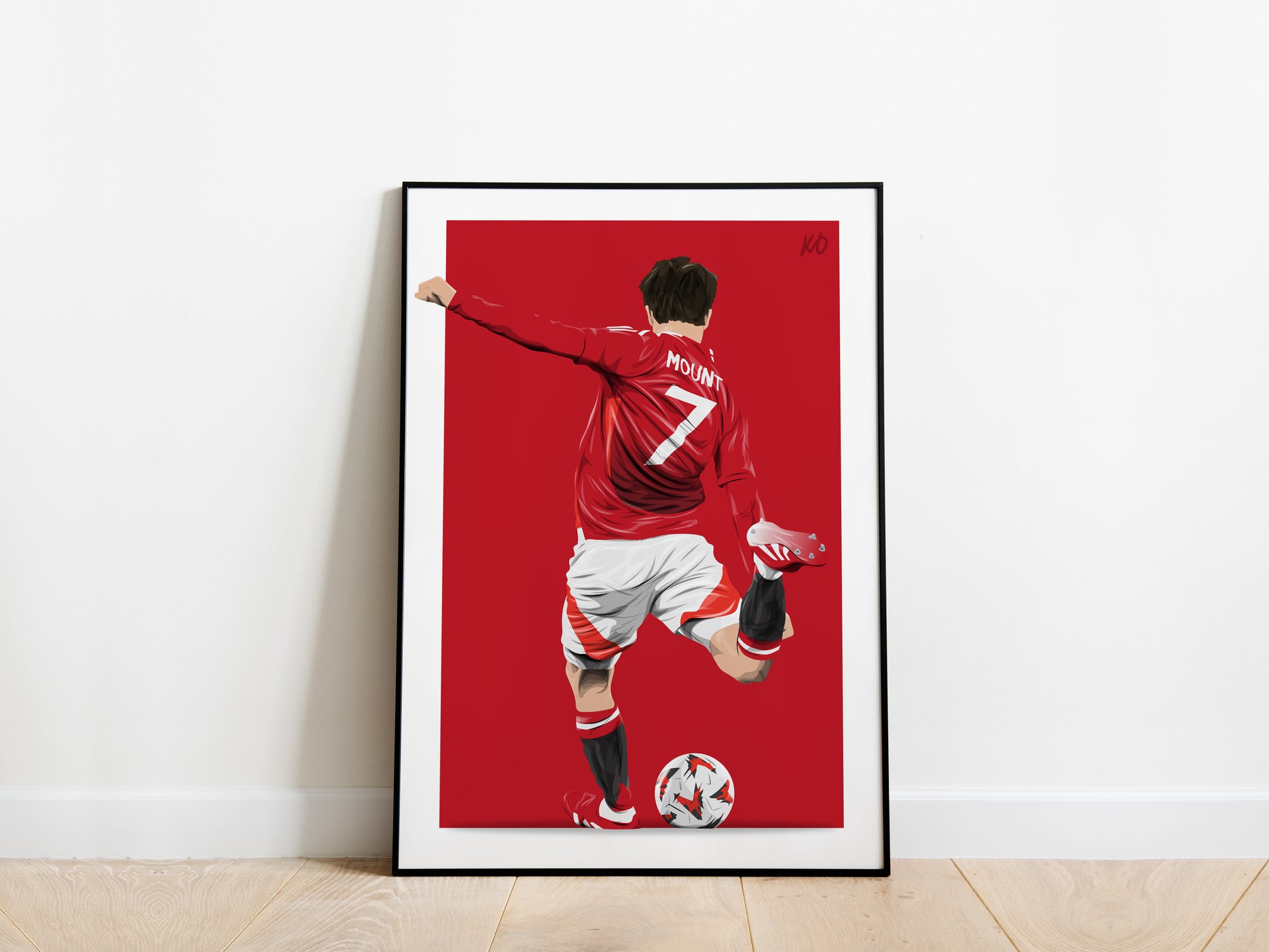 Mason Mount Europa League Semi Final Manchester United Poster - KDDesigns6