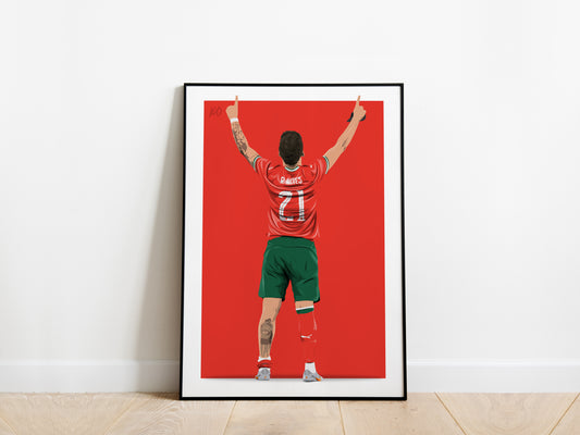 Ruben Neves Celebration Portugal Poster - KDDesigns6