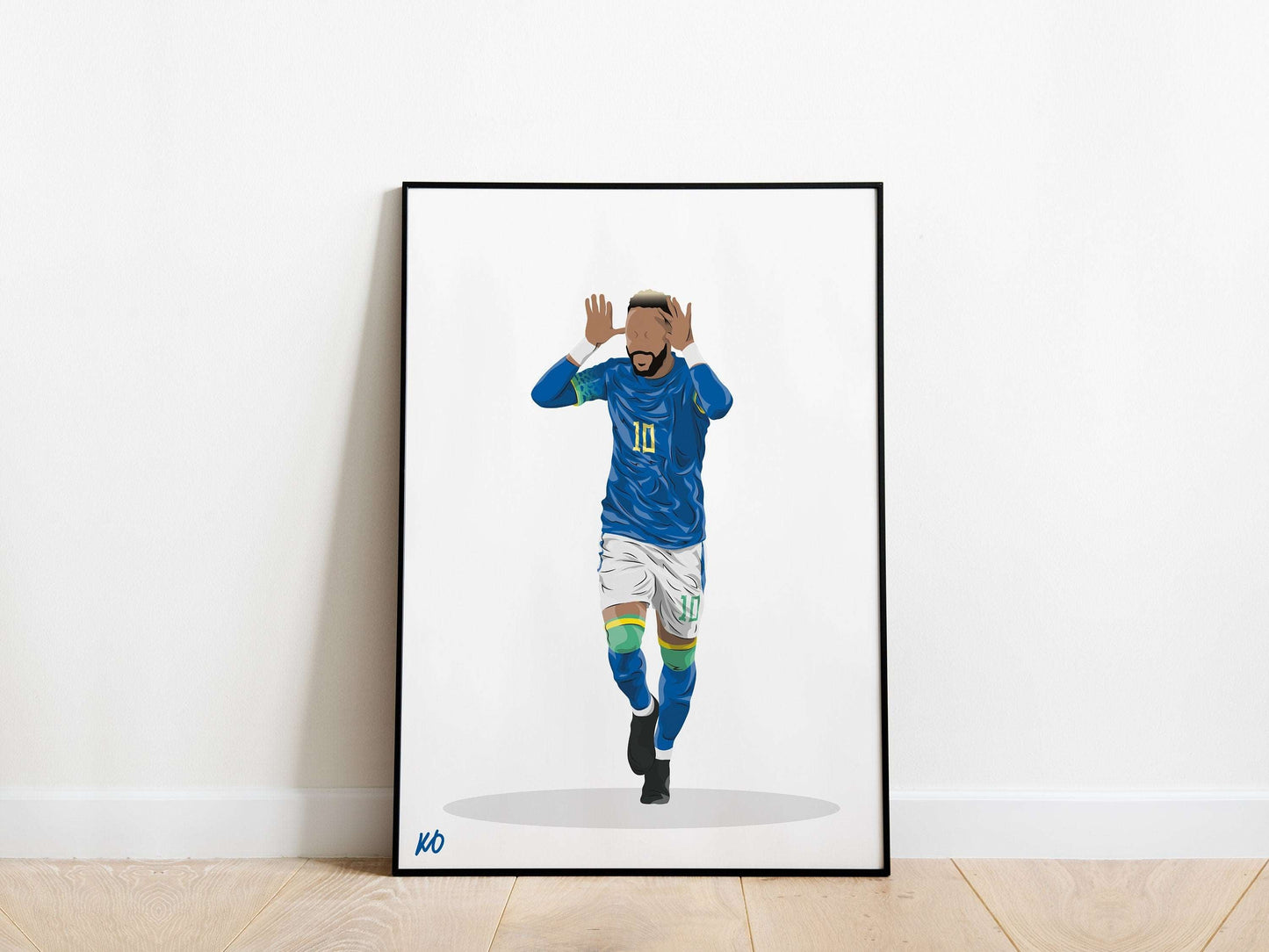 Neymar Brazil Poster - KDDesigns6