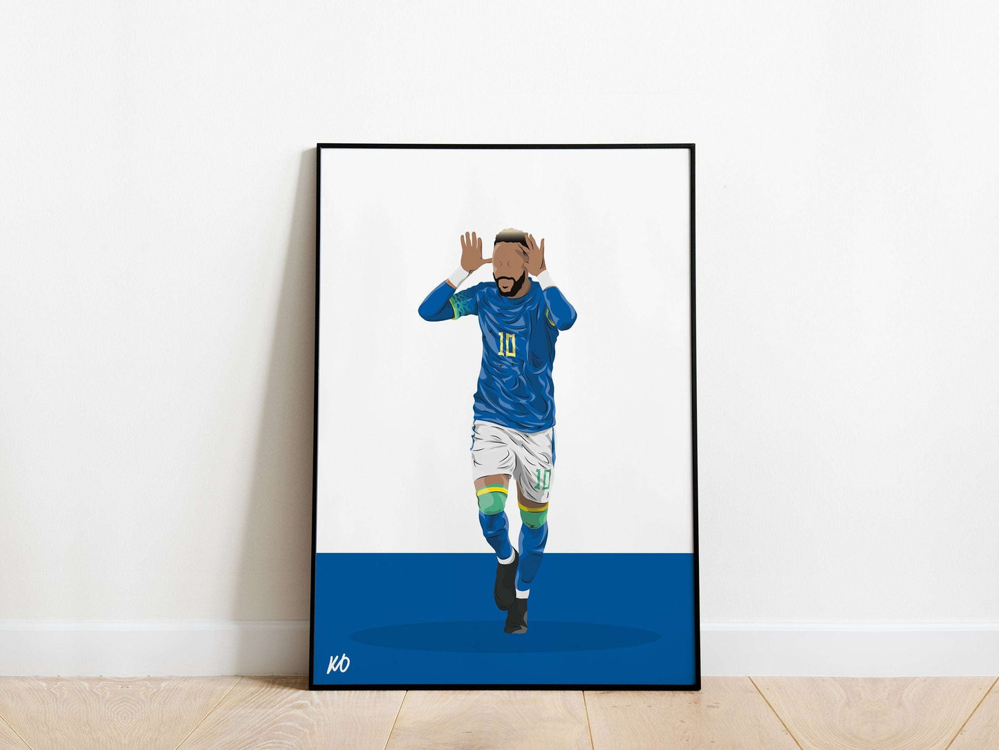 Neymar Brazil Poster - KDDesigns6