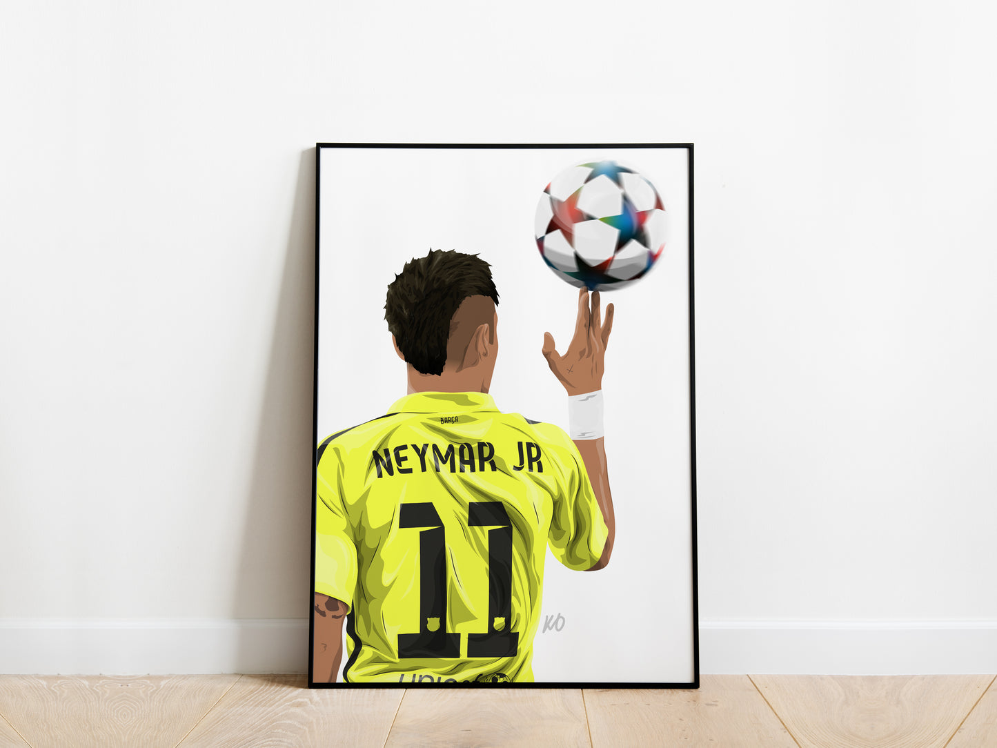 Neymar Jr Champions League Barcelona Poster - KDDesigns6