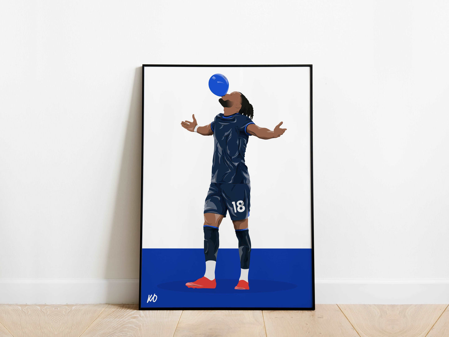 Christopher Nkunku Chelsea Poster - KDDesigns6