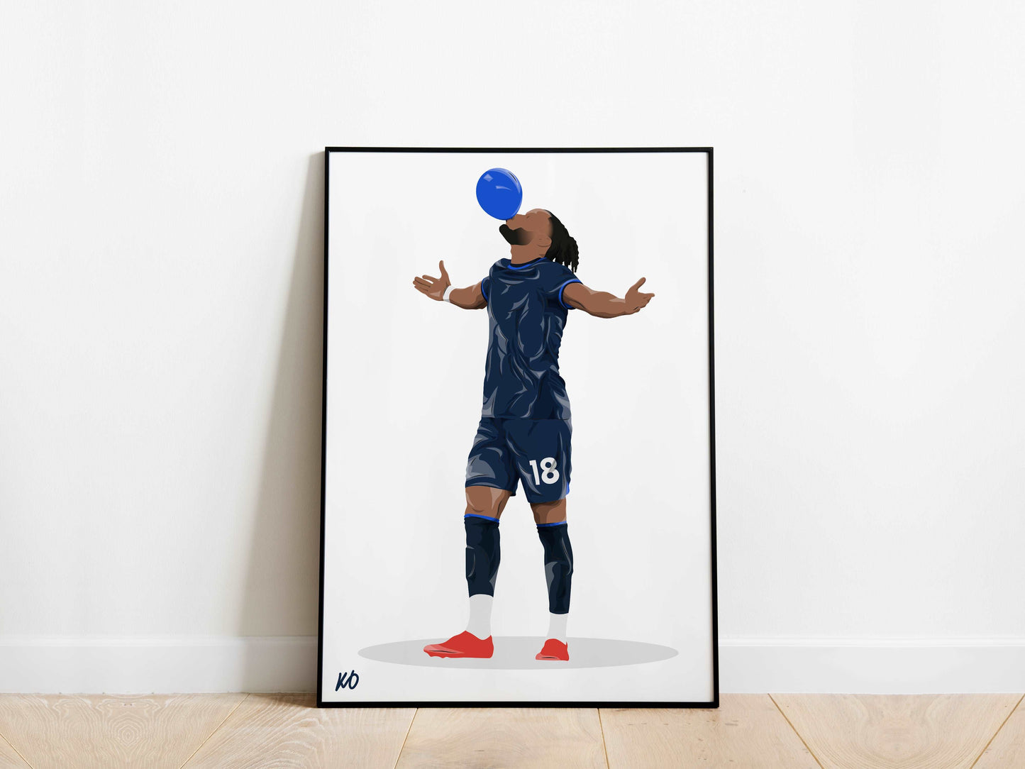 Christopher Nkunku Chelsea Poster - KDDesigns6