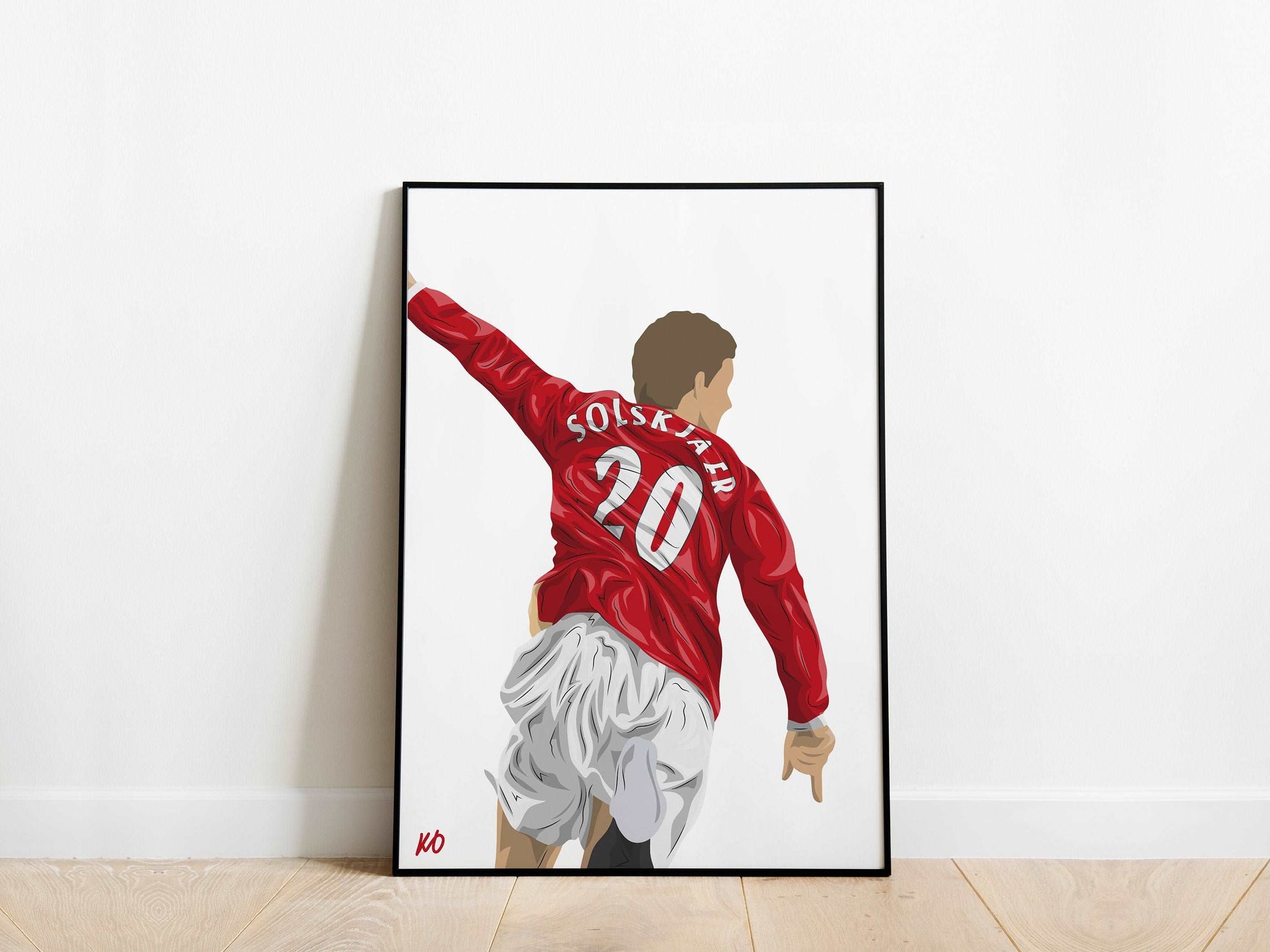 Ole Gunnar Solskjaer Manchester United Poster - KDDesigns6