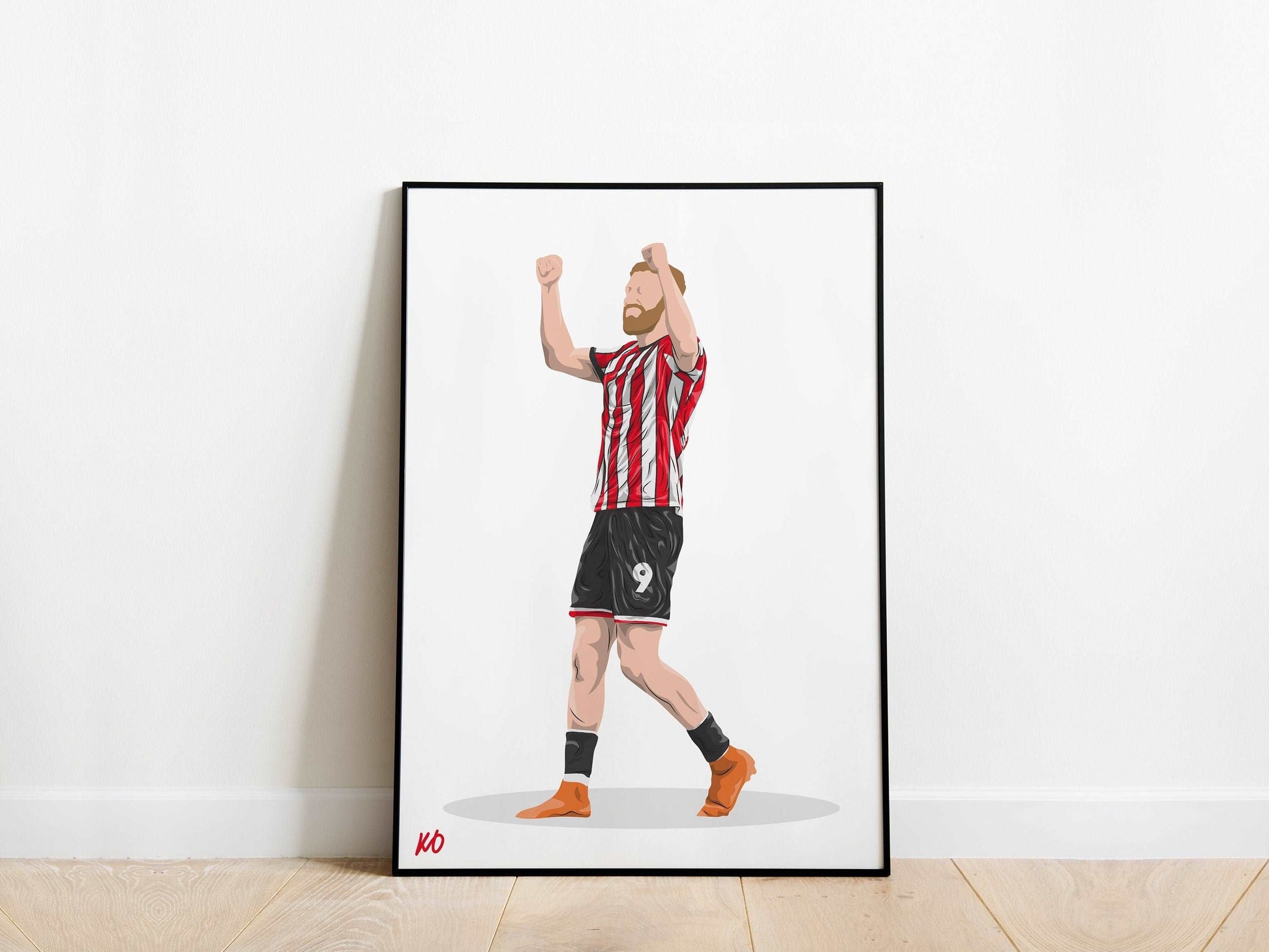Oli McBurnie Sheffield United Poster - KDDesigns6