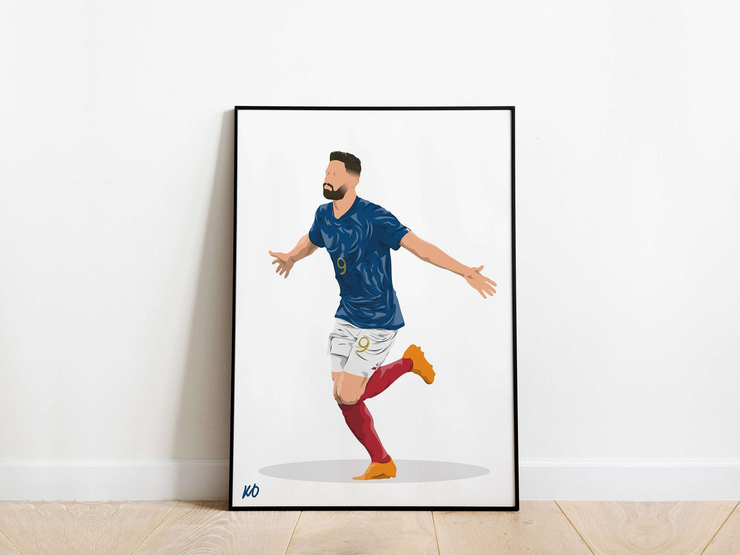 Olivier Giroud France Poster - KDDesigns6