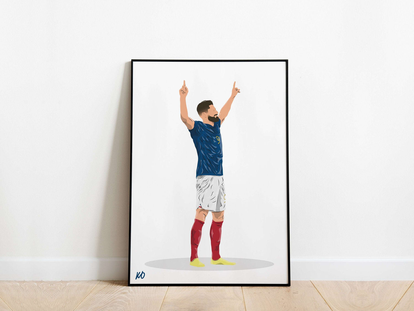 Olivier Giroud France Poster - KDDesigns6