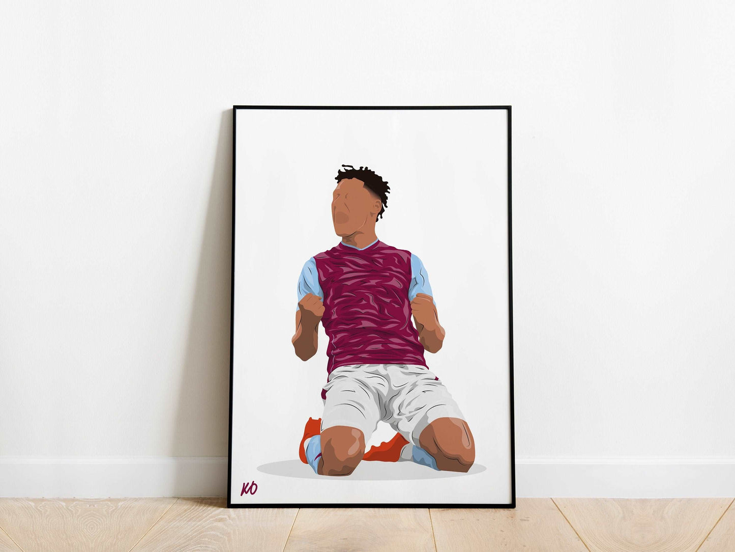 Ollie Watkins Aston Villa Poster - KDDesigns6
