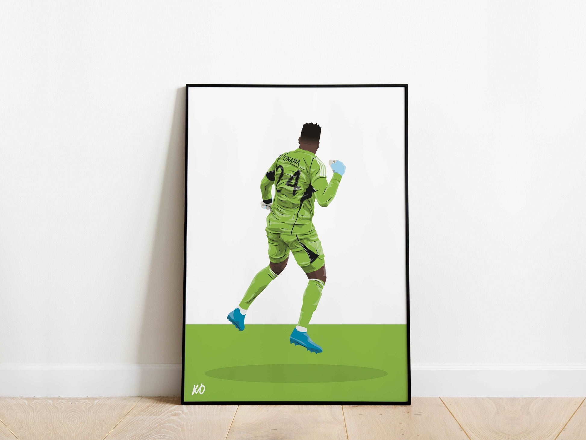 Andre Onana Celebration Manchester United Poster - KDDesigns6
