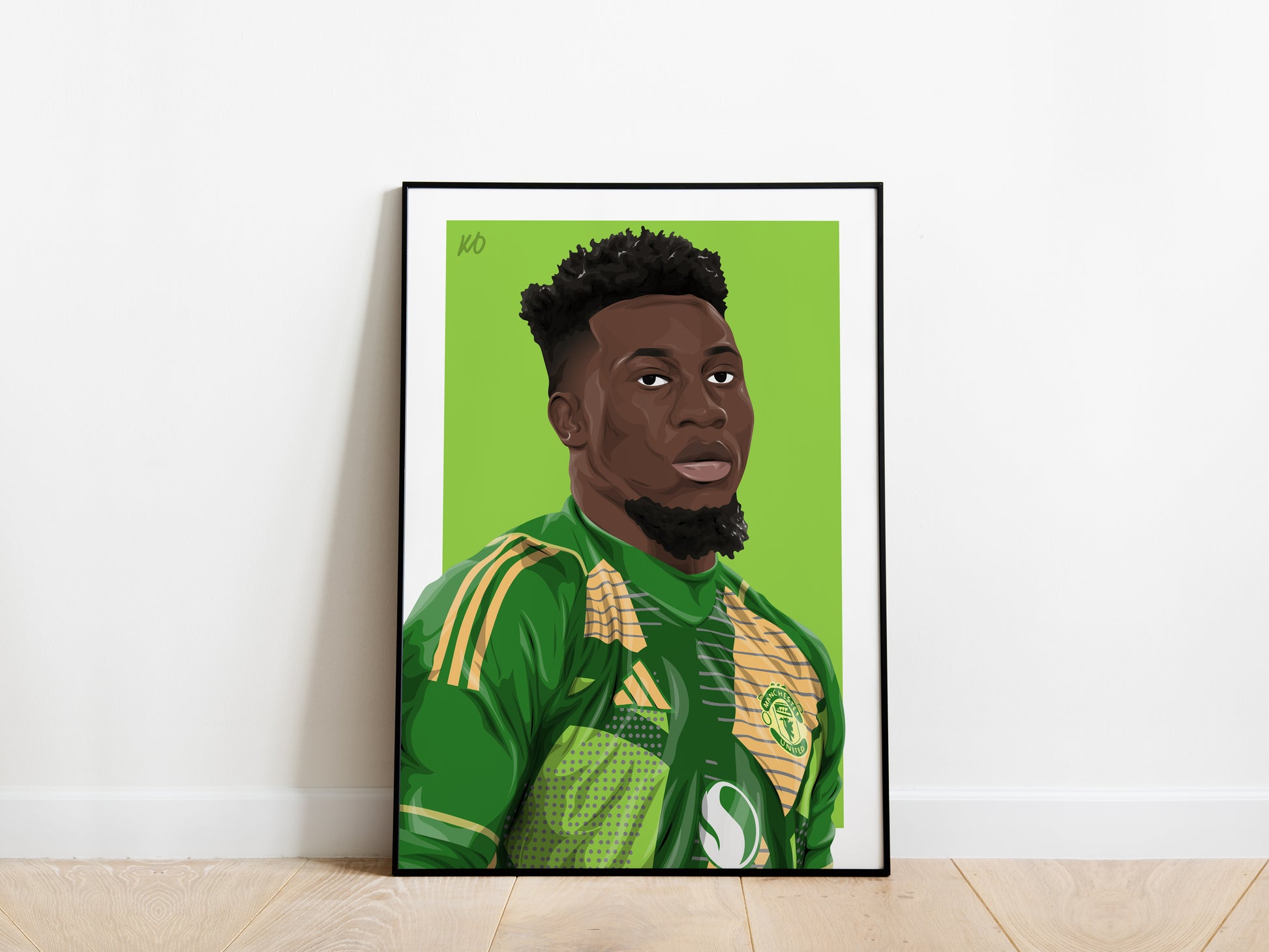 Andre Onana Portrait Manchester United Poster - KDDesigns6