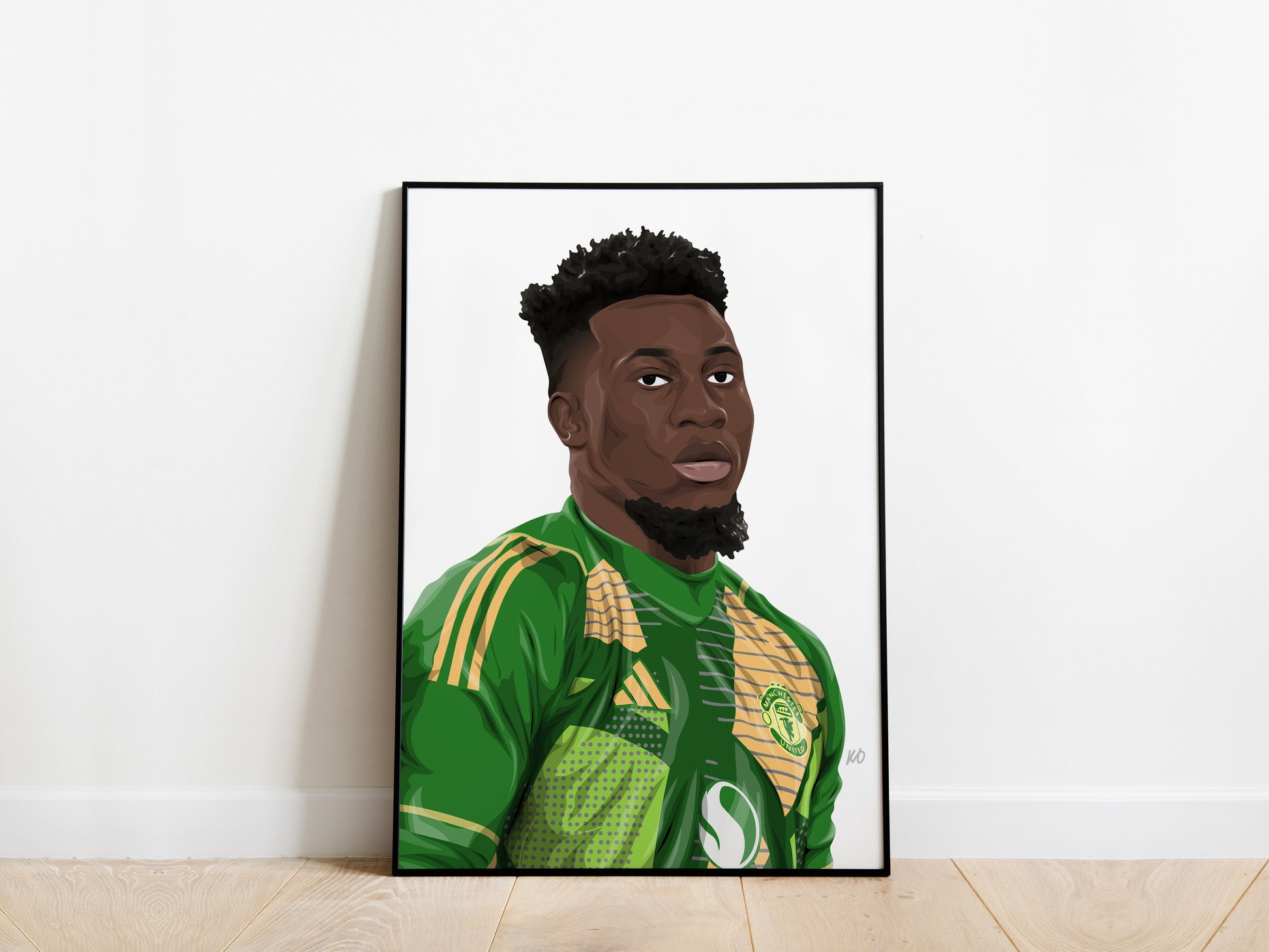 Andre Onana Portrait Manchester United Poster - KDDesigns6