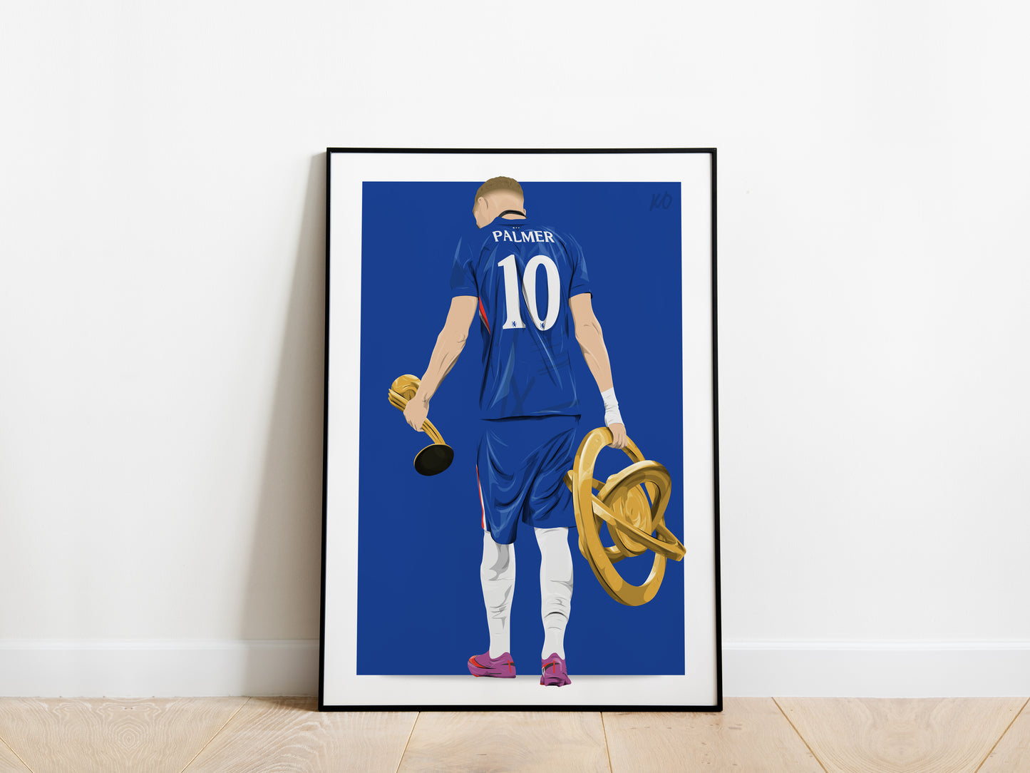 Cole Palmer Club World Cup Trophy Chelsea Poster