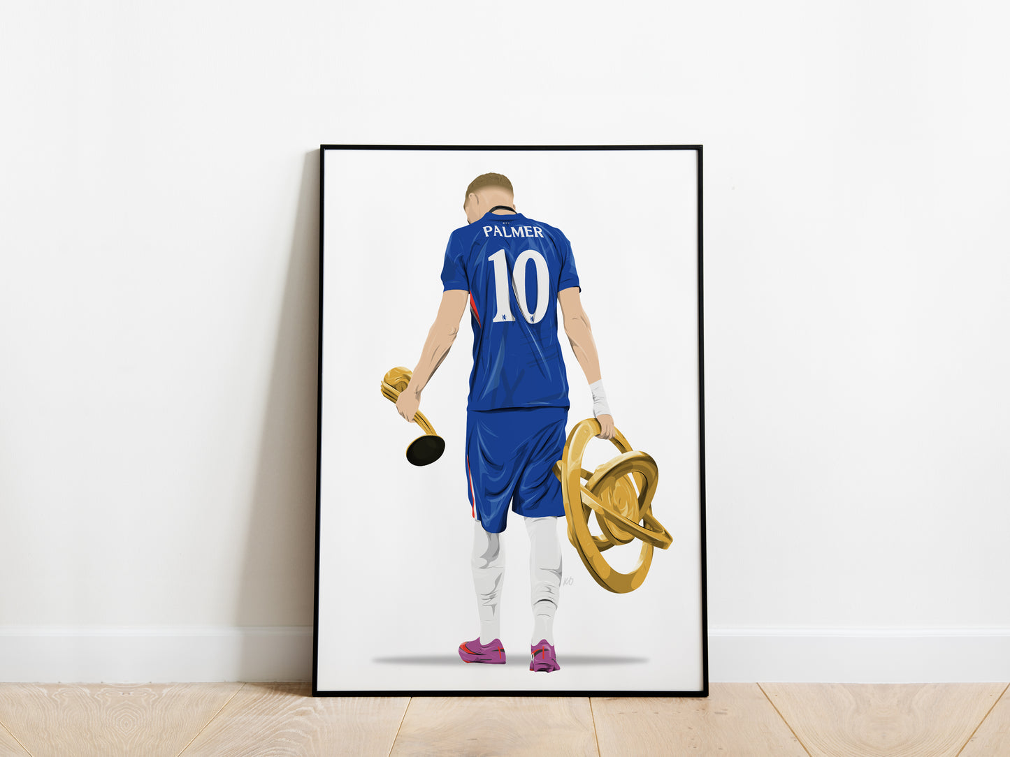 Cole Palmer Club World Cup Trophy Chelsea Poster