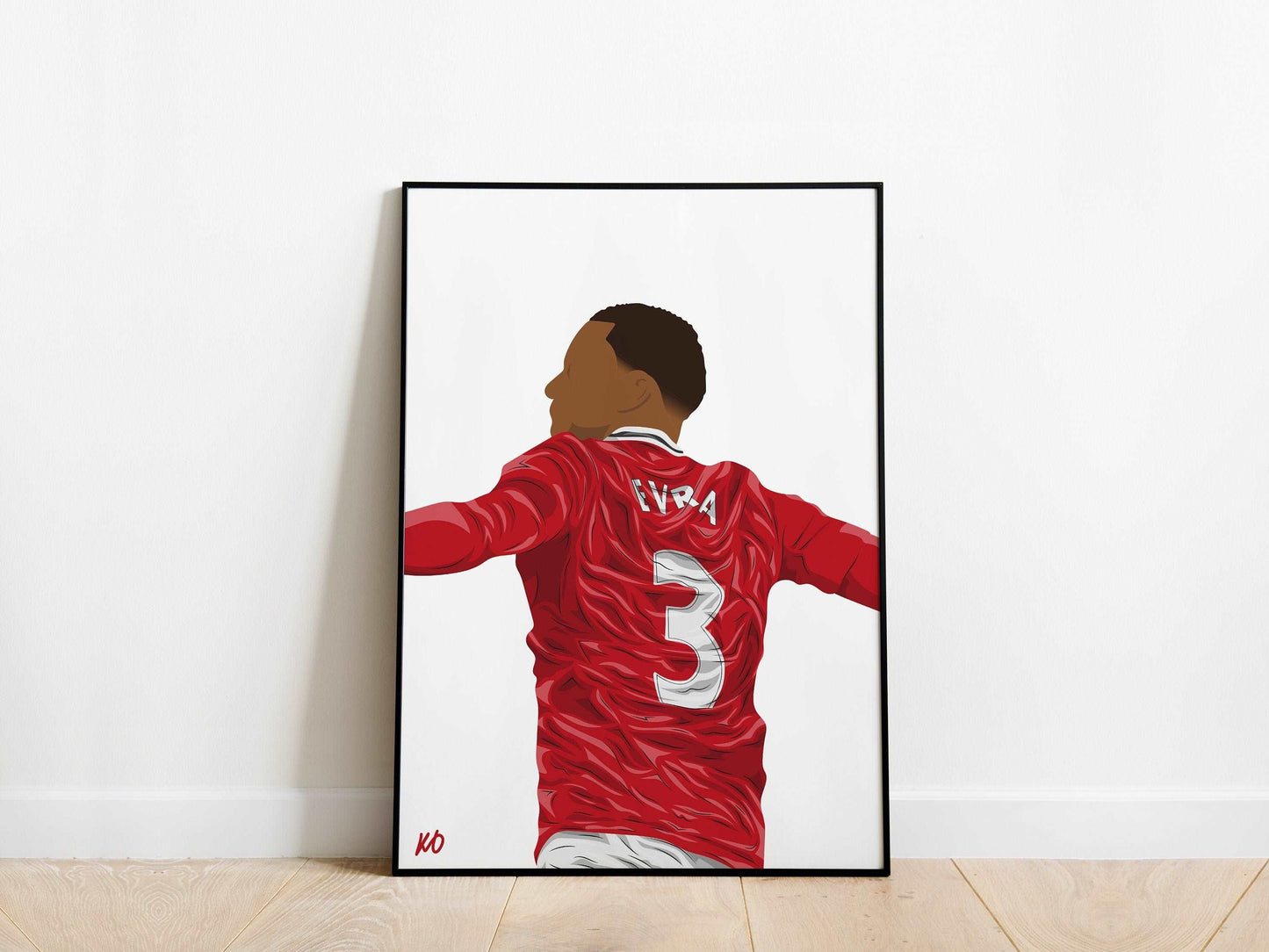 Patrice Evra Manchester United Poster - KDDesigns6
