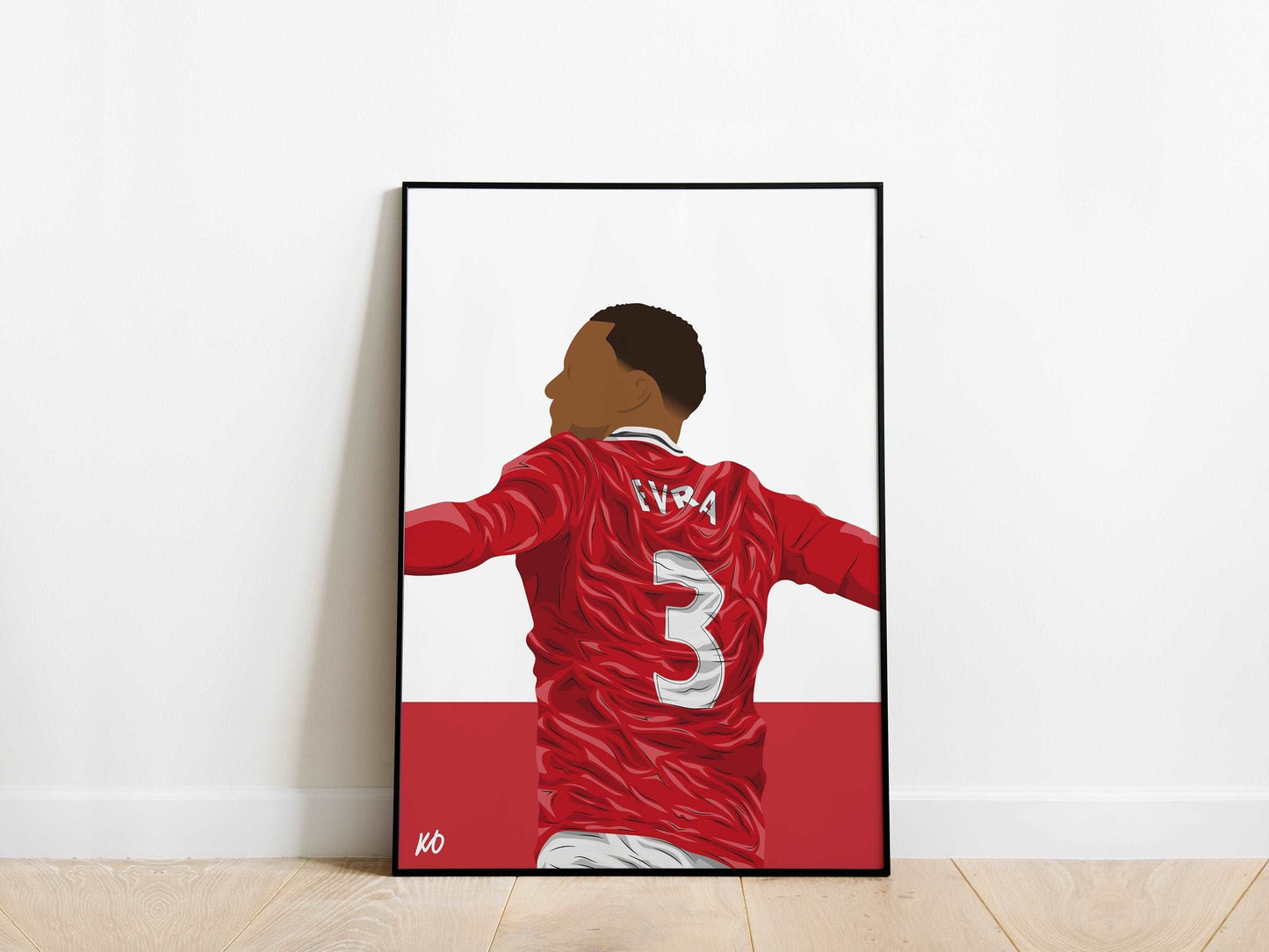 Patrice Evra Manchester United Poster - KDDesigns6