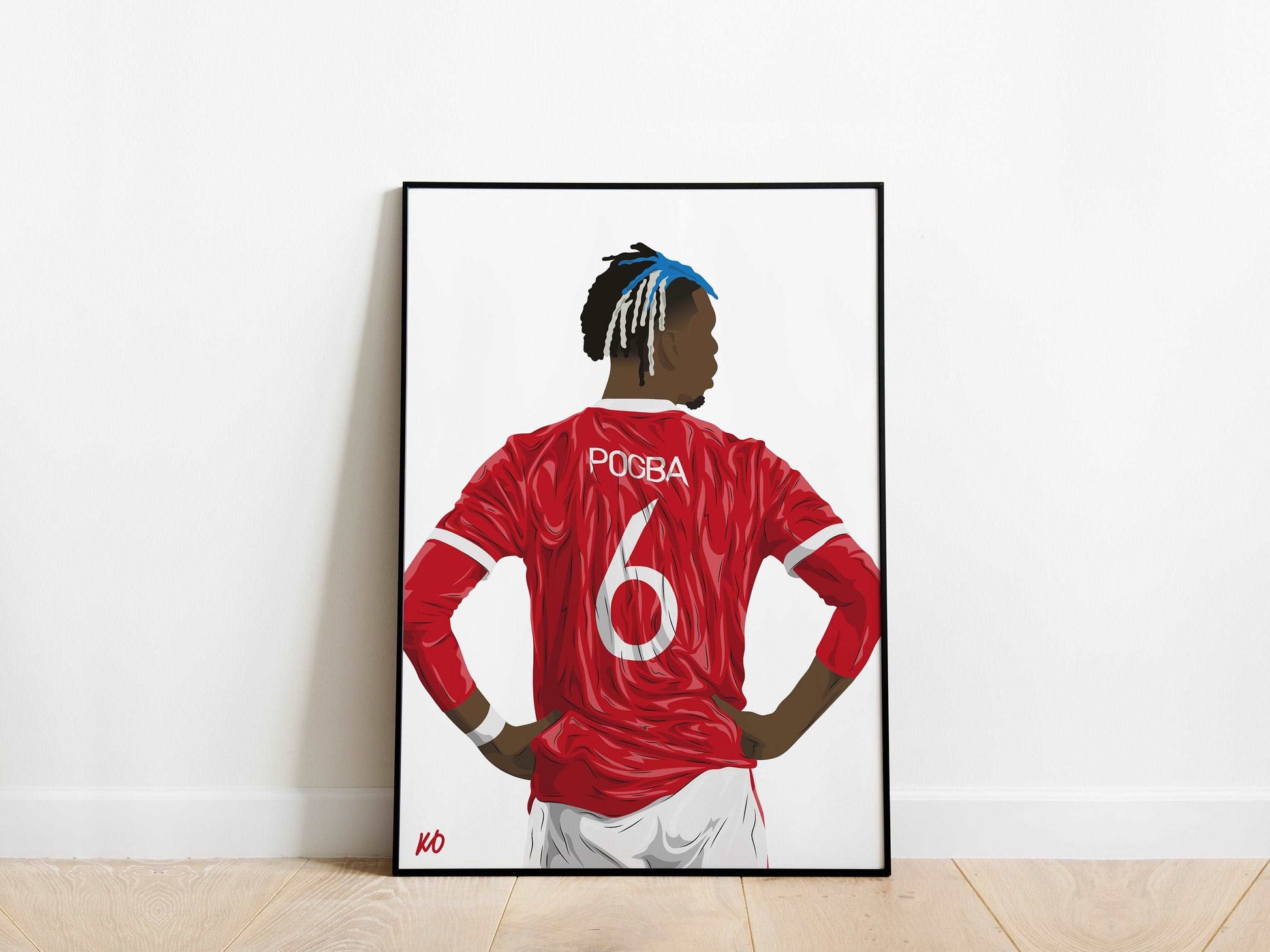 Paul Pogba Manchester United Poster - KDDesigns6