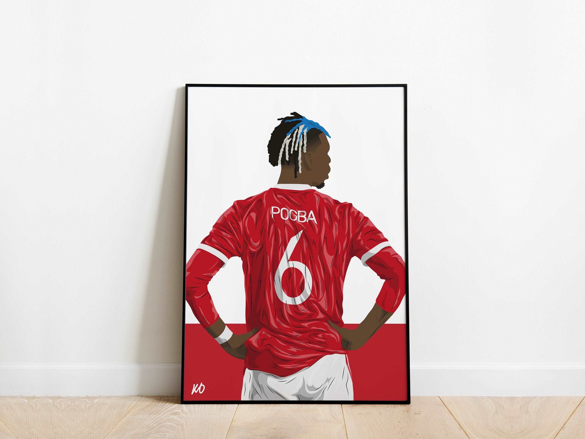 Paul Pogba Manchester United Poster - KDDesigns6