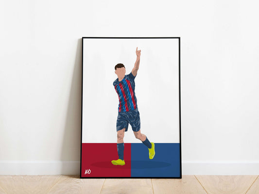 Pedri Barcelona Poster - KDDesigns6
