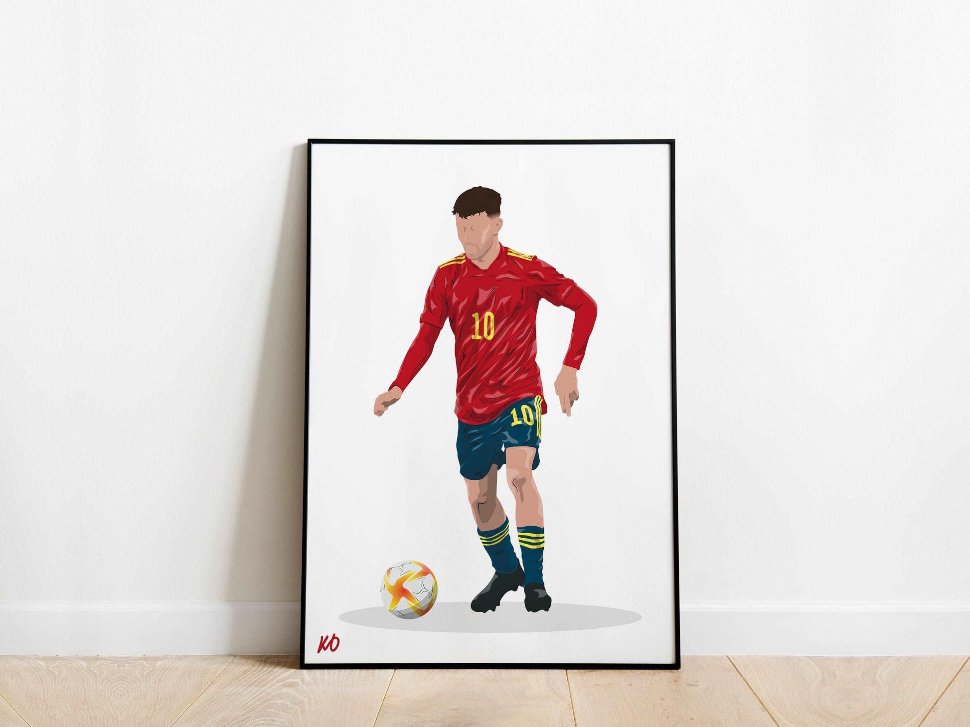 Pedri Spain Poster - KDDesigns6