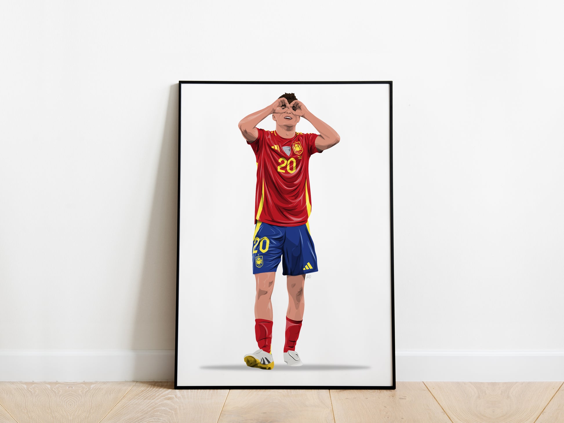 Pedri Celebration Spain Poster - KDDesigns6
