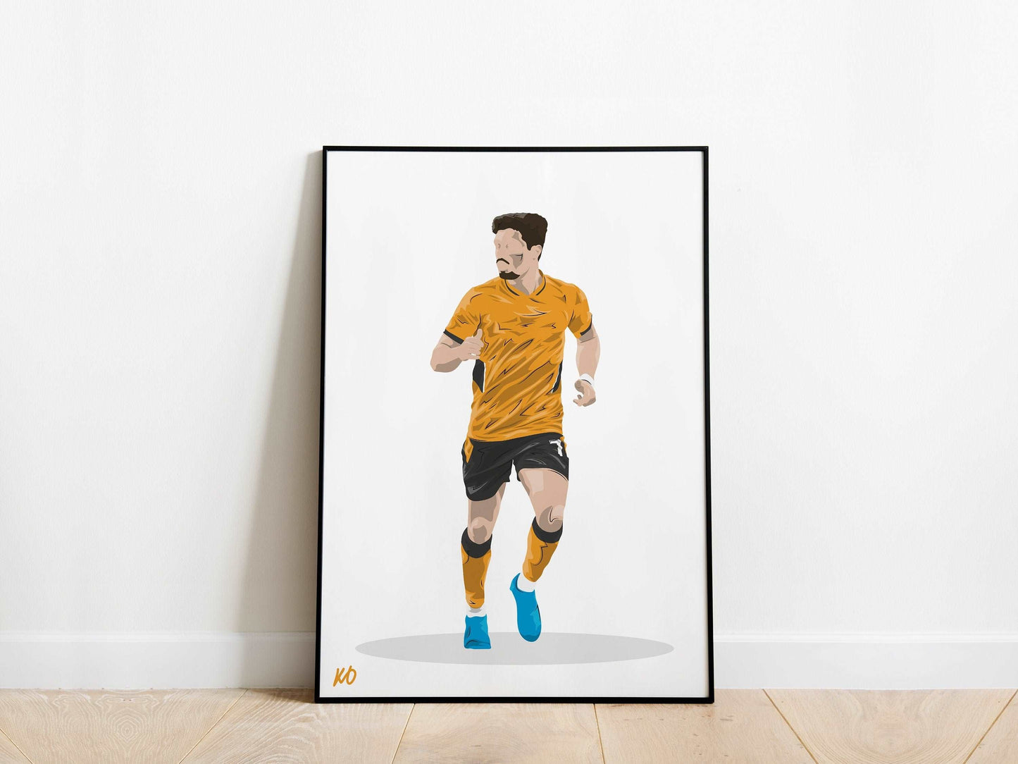 Pedro Neto Wolves Poster - KDDesigns6