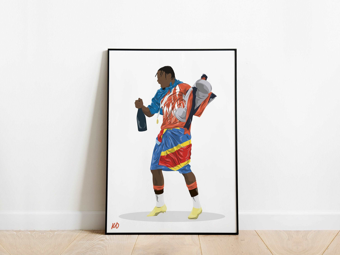 Pelly Ruddock Mpanzu Play-Off Final Luton Town Poster - KDDesigns6