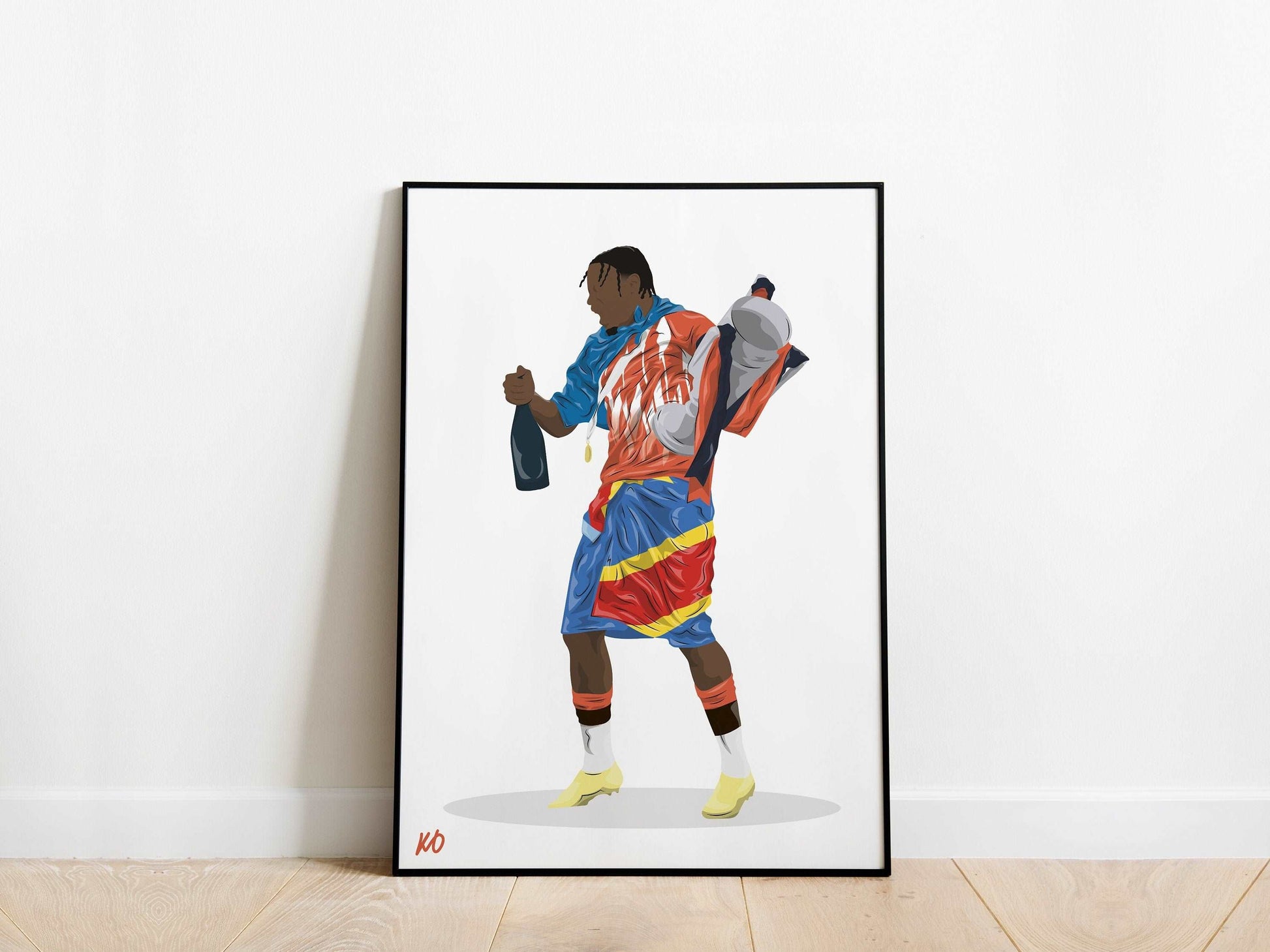 Pelly Ruddock Mpanzu Play-Off Final Luton Town Poster - KDDesigns6