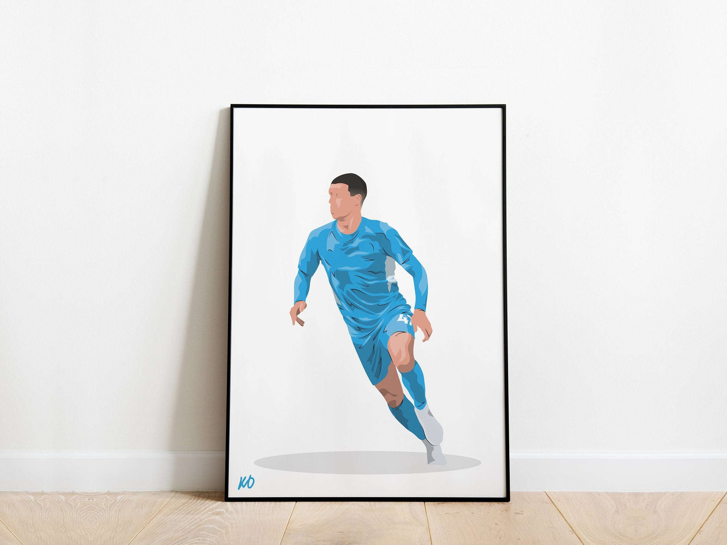 Phil Foden Man City Poster - KDDesigns6