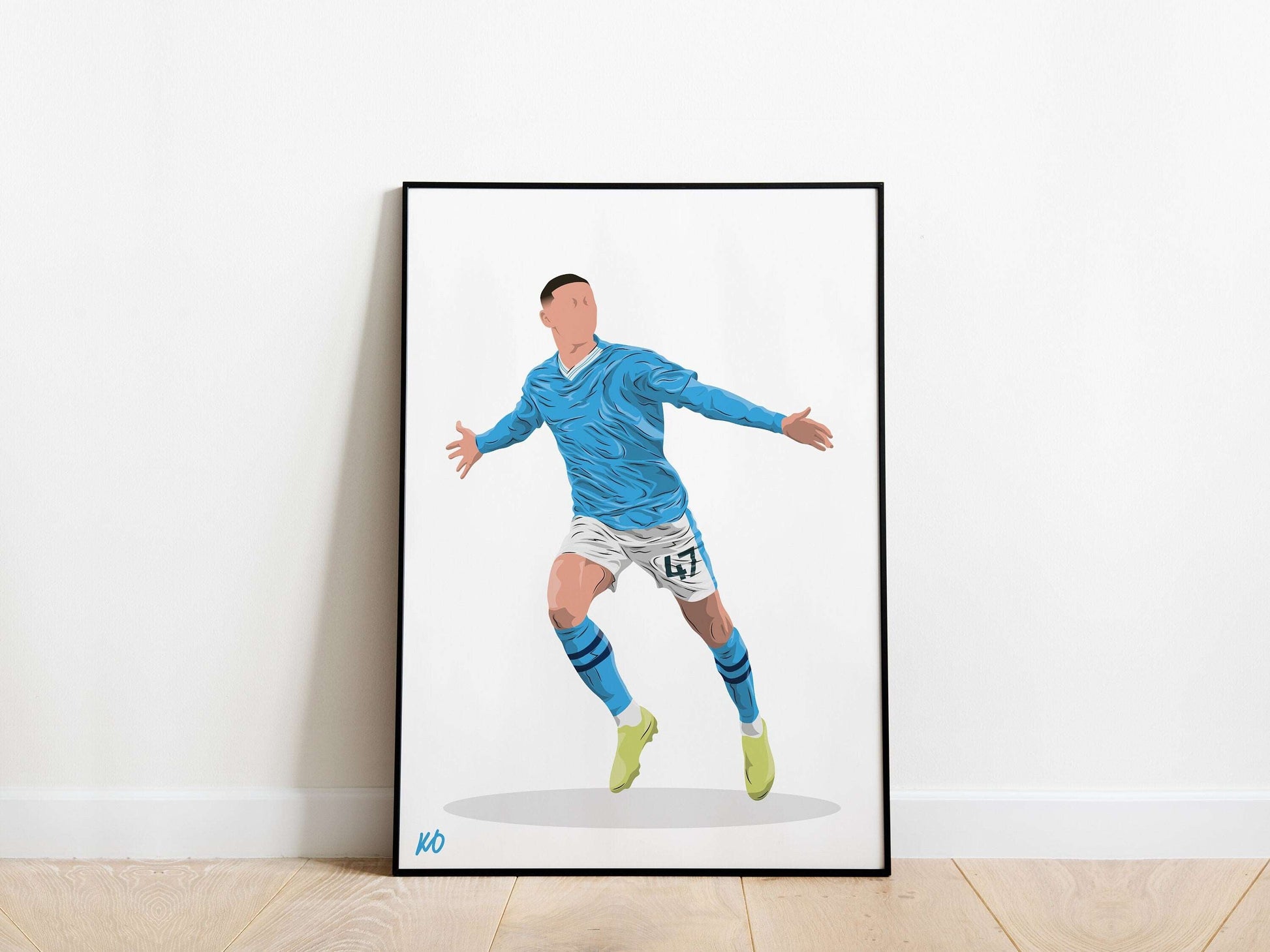 Phil Foden 23/24 Man City Poster - KDDesigns6