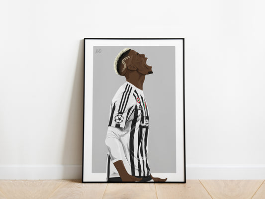 Paul Pogba Juventus Poster - KDDesigns6